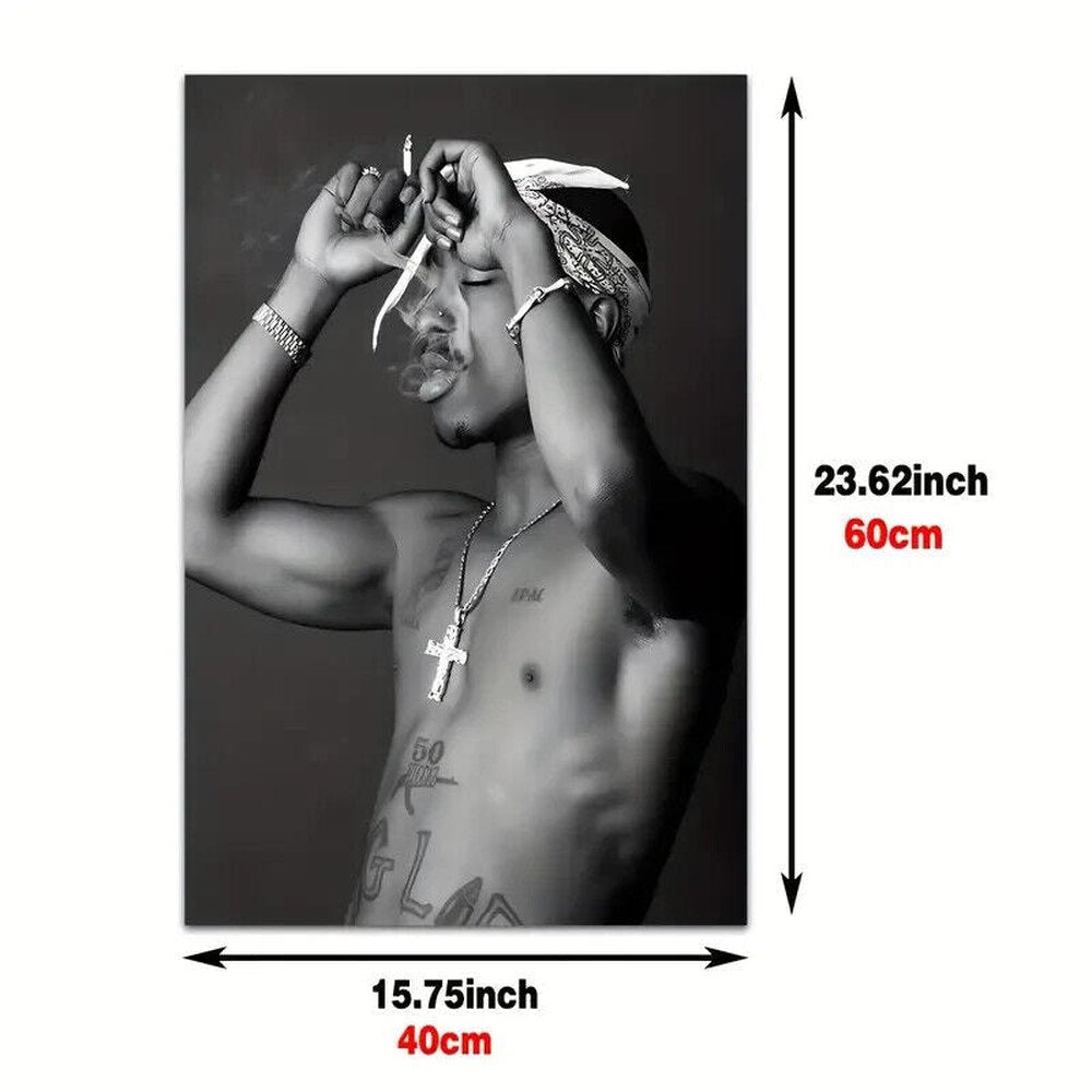 Tupac Shakur Canvas Art Print 23.62" X 15.75" New! Art:Art Prints Style Your Walls